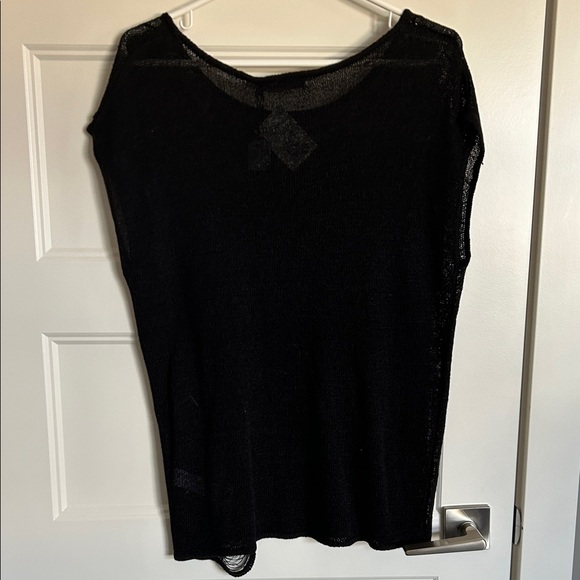William Rast Black Sheer Muscle Tee - Picture 4 of 4